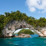 Palau's famous Rock Island Arch for Palau blog
