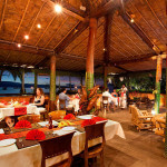 The dining area at Beqa Lagoon Resort, Fiji