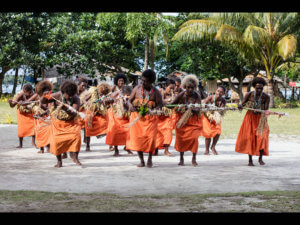 Islanders dance and sing in the Solomon Islands - Coral triangle adventures