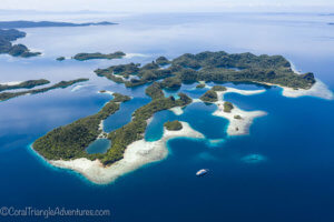 Hundreds of limestone islands can be found near the southeastern coast of Misool, Raja Ampat - coral triangle adventures