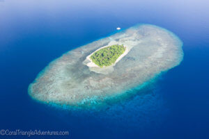 Aerial photography in Papua New Guinea - coral triangle adventures