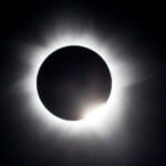 A solar eclipse photographed by Ethan Daniels coral triangle adventures