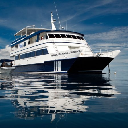 The Rock Island Aggressor is the boat CTA uses in Palau